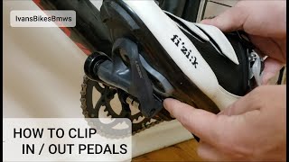 How To Clip In  Unclip Out Road Bike Pedals amp Cleats  Clipless  Tips For The Beginners  4K [upl. by Duncan684]