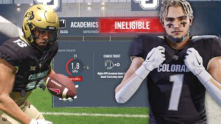 College Football 25 Road to Glory  Entering the Transfer Portal and Failing School [upl. by Hoopes385]