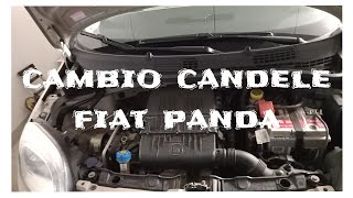 CAMBIO CANDELE FIAT PANDA fiat fiatpanda manutenzione automobile auto [upl. by Graner]