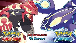 Pokémon Omega Ruby amp Alpha Sapphire  Primal Kyogre amp Groudon Battle Music HQ [upl. by Dun]