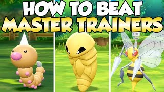 How To Beat Weedle Kakuna amp Beedrill Master Trainers Guide [upl. by Kirbee]