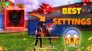 Vincenzo74 Setting in free fire BlueStacks  Best tweaks for headshot [upl. by Lehsreh]