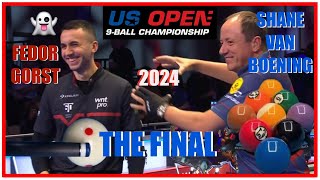 FEDOR GORST VS SHANE VAN BOENING  US OPEN POOL CHAMPIONSHIP 9BALL FINAL 2024 FULL GAME [upl. by Erastes]