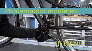 Middenmotor ombouwset met Bafang BBS motor Ebike [upl. by Yrellav]