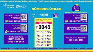 SORTEO VESPERTINO 21112024 [upl. by Leuname]