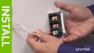 How to Install a Decora Digital Switch  Leviton [upl. by Birdella]