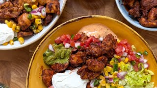 Chipotle chicken bowl  recipe in description [upl. by Irvine]