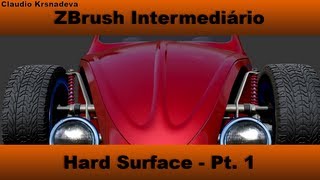 ZBrush Intermediario  Hard Surface  Parte 1 [upl. by Liberati]