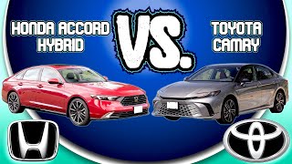 Toyota Camry VS Honda Accord hybrid comparison  Which hybrid for you [upl. by Siletotsira990]