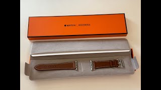 Apple Watch Hermès  Attelage Single Tour Unboxing [upl. by Riva]