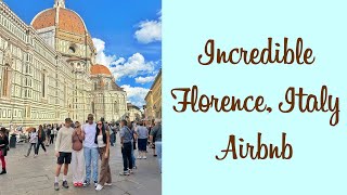 Where To Stay in Florence Italy  Incredible Airbnb [upl. by Eidnas]