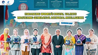 Kominfo Dukung Kemajuan Digital Wanita Indonesia Melalui Pelatihan Generative AI [upl. by Marquet]