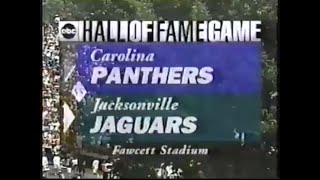 19950729 Hall of Fame Game Carolina Panthers vs Jacksonville Jaguars [upl. by Carmelia]