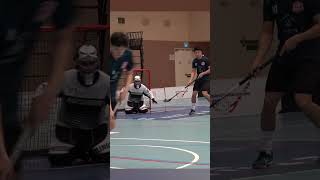 Floorball Goalie Saves 8  Clinic [upl. by Ynattyrb]