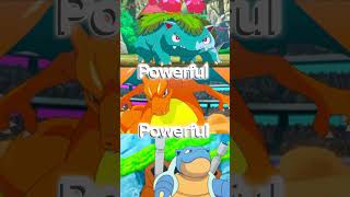 VENUSAUR VS CHARIZARD VS BLASTOISE  Pokémon Battle  battle shorts pokemon [upl. by Goraud39]