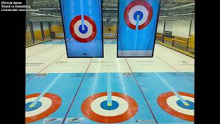 Curling EM kval damer  Hasselborg vs Wranå [upl. by Curnin]