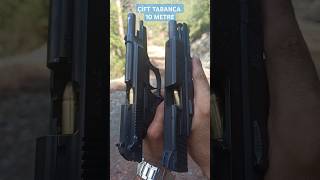 ÇİFT TABANCA ATIŞ BERETTA KLON YAVUZ 16 amp GLOCK KLON SAR9 shortatışfire gunshortpistolshotgun [upl. by Moreville]