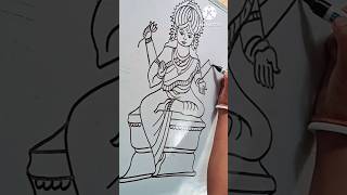 Joy maha Lakshmi drawing art sketch reels artdrawing [upl. by Mart]