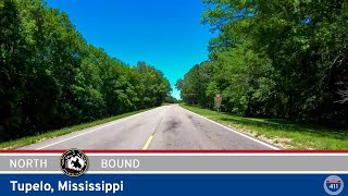 Revisited Natchez Trace Parkway Northbound through Tupelo  Mississippi [upl. by Kciredohr737]