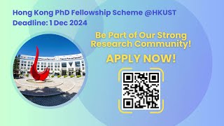 Spotlight of Hong Kong PhD Fellowship Scheme HKUST [upl. by Ulland]