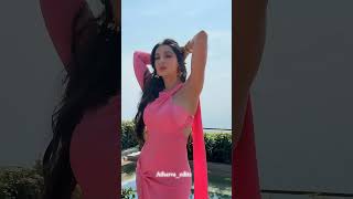 Dekh rahe ho binod chand ko🌝🥰🤌🏻chand norafatehi saree [upl. by Karalynn]