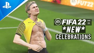 FIFA 22 ALL NEW CELEBRATIONS TUTORIAL  Playstation and Xbox [upl. by Hsac]