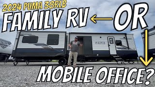 2024 Puma 38RLB  Rear Living Destination RV with a Bunk Room [upl. by Herahab]