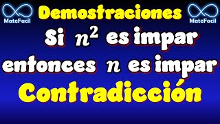 16 Demostración por Reducción al Absurdo Contradicción [upl. by Redna]