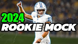 2024 Dynasty Football Rookie Mock Drafts  THE FIRST LOOK [upl. by Smaoht529]