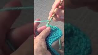 Triangle Picot Crotchet Border Sneak Peek crochet [upl. by Acnairb909]