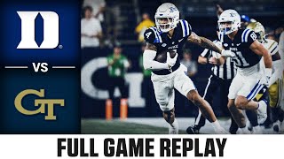 Duke vs Georgia Tech Full Game Replay  2024 ACC Football [upl. by Elockin]