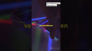 Wie funktioniert ein Regenbogen 🌈 information nature shorts physics viralvideo rainbow regen [upl. by Mindy]