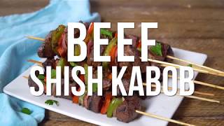 BEST Beef Shish Kabob Recipe  The Mediterranean Dish [upl. by Frieda]