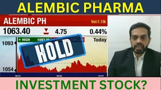 Alembic Pharma Share News Today Alembic Pharma Share Latest News Today Alembic Pharma Q1 [upl. by Cartwright119]