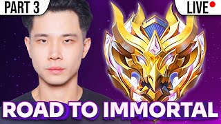 PUSH RANK KE MYTHIC IMMORTAL MOBILE LEGENDS PART 3 LIVE [upl. by Patrice]