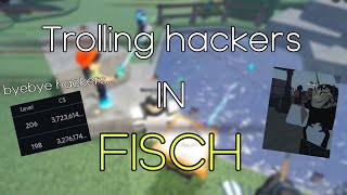 Trolling HACKERS in FISCH with Conception Conch [upl. by Hnoj]