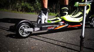 ELPEX F1 Composite Skate Skiroller  Rollski [upl. by Meredeth]