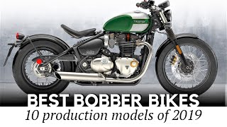 Top 10 Bobber Motorcycles Showing a Modern Take on Classic Strippeddown Designs [upl. by Notsla138]