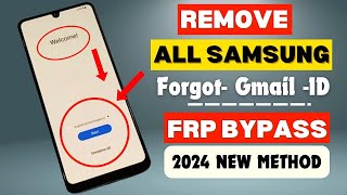 Samsung FRP Bypass 2024 All Android 14131211 BY New Trick 1 Click Remove Latest Security Patch [upl. by Atteyek]