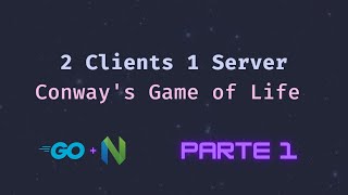 2 Clients 1 Server  GO y Neovim  Parte 1 [upl. by Yltsew]