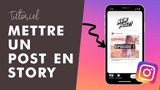 Comment partager un post dans sa story instagram [upl. by Khoury]