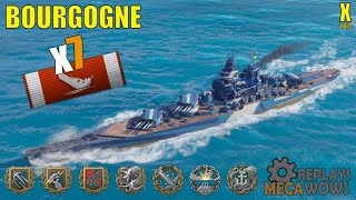 Bourgogne 7 Kills amp 266k Damage  World of Warships Gameplay [upl. by Arretak]