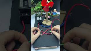 The principle of table fan control in two places shorts short diy [upl. by Llenrahc]