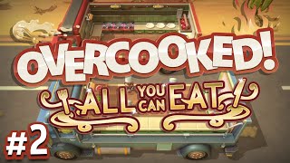 Overcooked All You Can Eat  2  BURGER TRUCKS 4Player Gameplay [upl. by Fidelity]