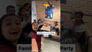 ad Family Domino’s Party 50 😮 Check Comment ✅ shorts food [upl. by Spieler]