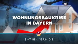 Wohnungsbaukrise in Bayern Hohe Kosten kaum neue Genehmigungen [upl. by Yeorgi]