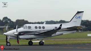 4K 10 minutes of plane spotting at Moorabbin airport MBWYMMB [upl. by Karlan]