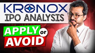 Kronox IPO review  Apply or avoid  Latest GMP  Vibhor Varshney [upl. by Ottinger]