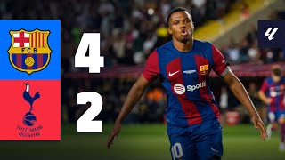 💥 HIGHLIGHTS I BARÇA 42 TOTTENHAM  GAMPER TROPHY💥 [upl. by Ronni]