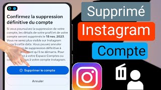 Comment supprimer définitivement un compte Instagram nouvelles astuces [upl. by Jeanelle]